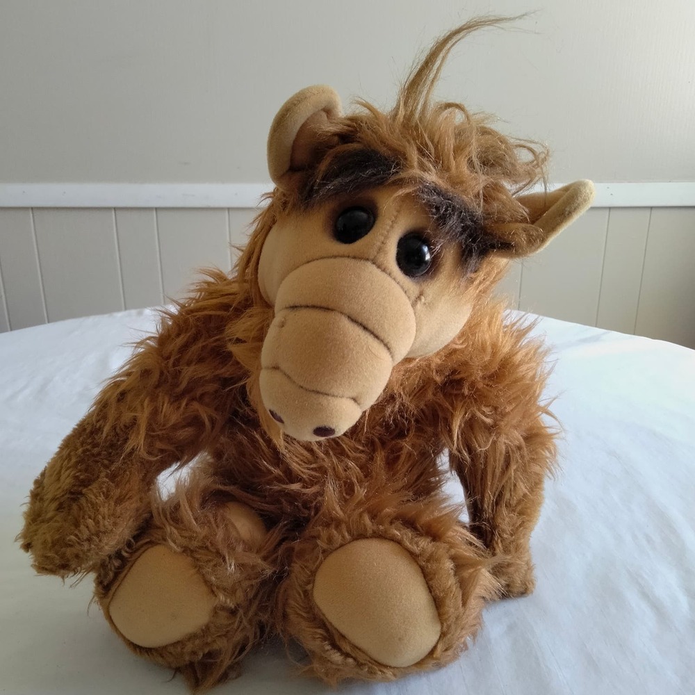 Alf Alien Plush Toy Doll Stuffed Tv Show 18”, Coleco Alien Productions Vtg 1986